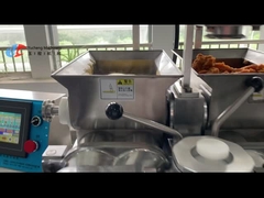 casse-croûte de nourriture faisant la ligne encroûtante de production à la machine